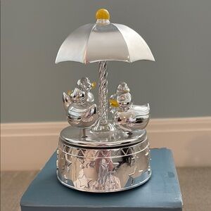 Reed & Barton Silver Carousel with Yellow Accents